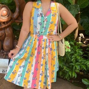 Her Universe Disney Lilo & Stitch Ice Cream Stripe Retro Matching Set